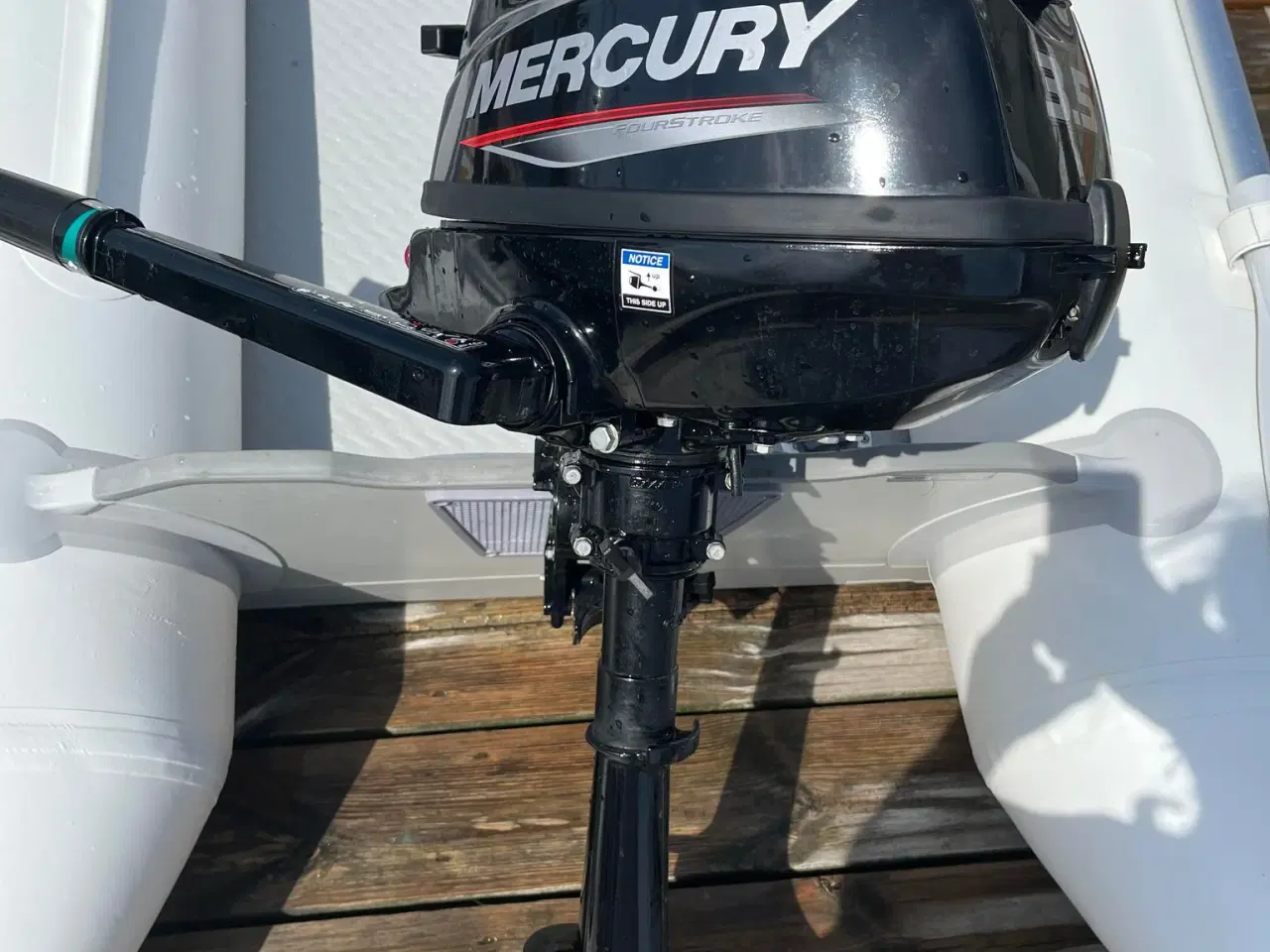 Billede 4 - Quicksilver gummibåd med 3,5 hk Mercury