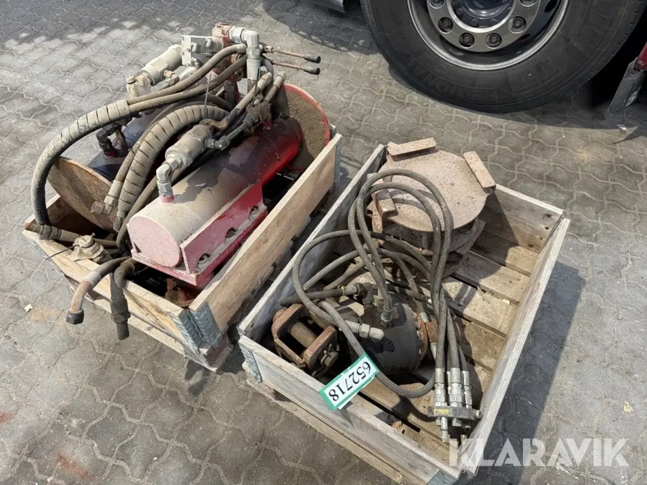 Billede 1 - Lot -Hydraulikstempler med rotator