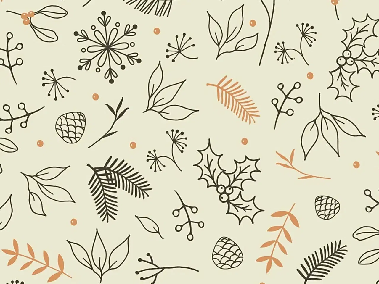 Billede 1 - Gavepapir, blomster, B: 50 cm, 80 g, 5 m/ 1 rl.