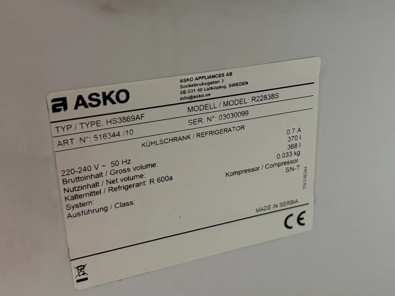 Billede 6 - Købmandsdisk (køkken)