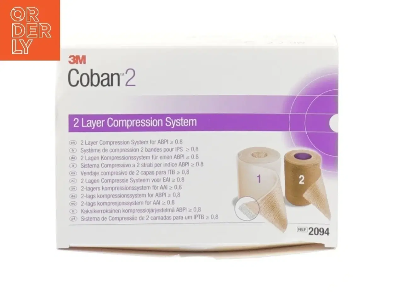 Billede 3 - 3M Coban2 kompressionssystem fra 3M (str. 16x11,5 cm)
