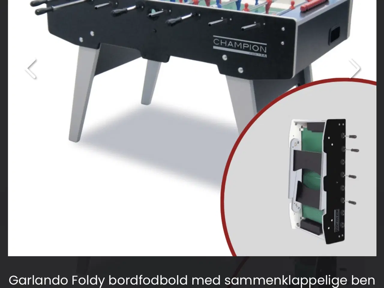 Billede 3 - Champion Foldy bordfodbold bord fra Garlando