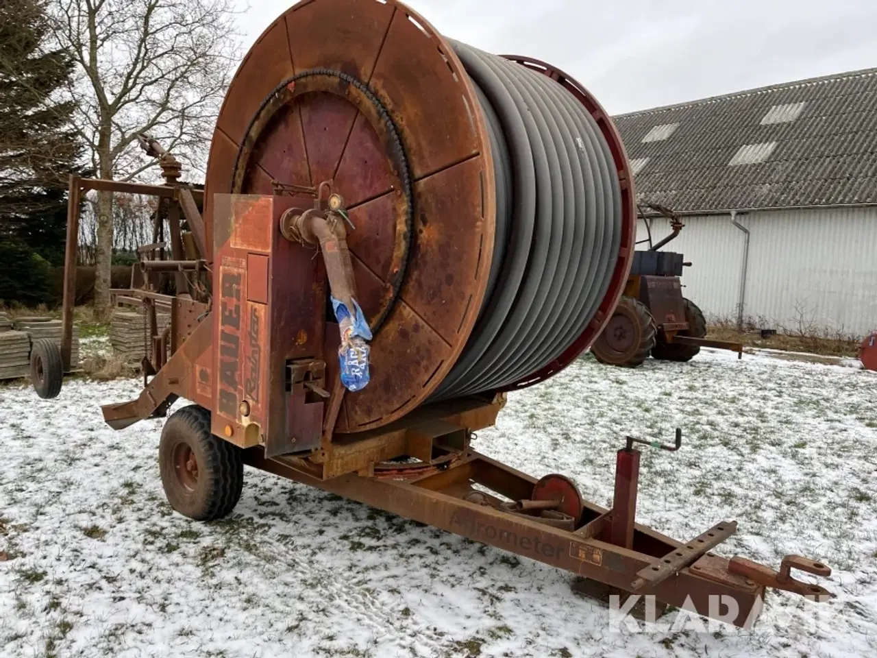 Billede 4 - Vandingsmaskine Bauer Rsinstar 90 tk 240 meter slange-indtræk
