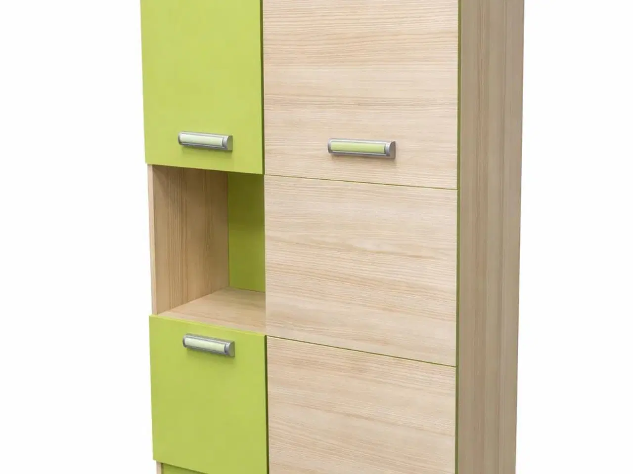 Billede 8 - Børneværelses møbelsæt skab og reoler træ lys træf