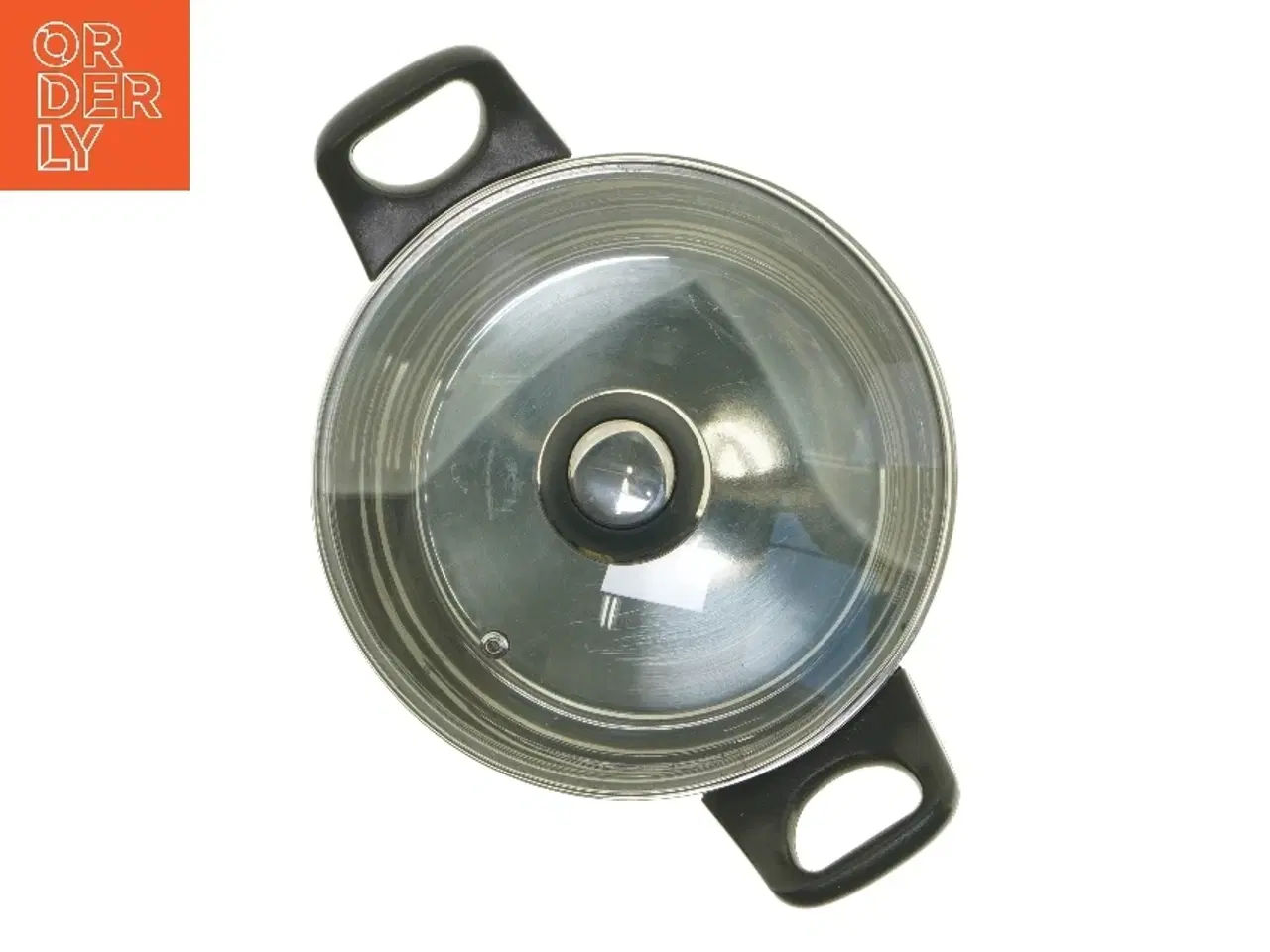 Billede 5 - Rustfri stål gryde med glaslåg (str. Ø 21x12 cm)