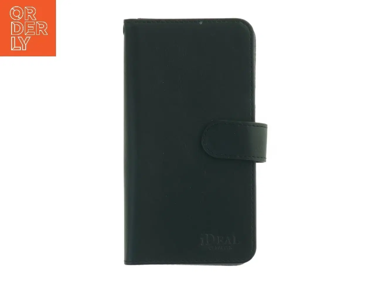 Billede 1 - Sort læderetui til smartphone fra Ideal of Sweden (str. 16 x 8,5 cm)