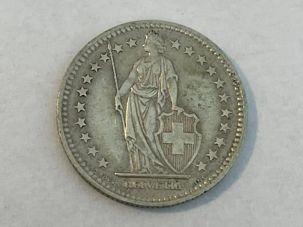 Billede 2 - 2 Francs Switzerland 1957