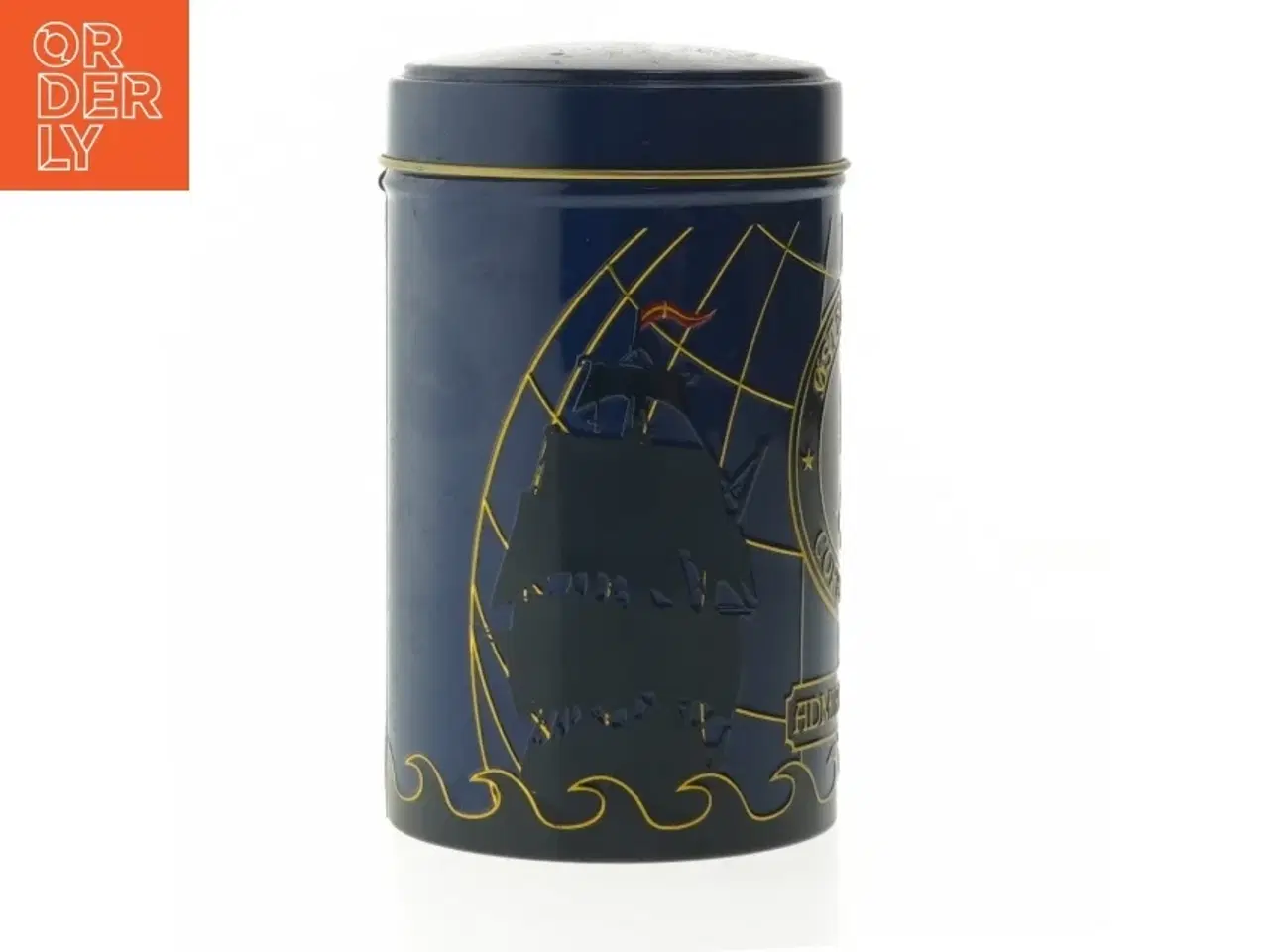 Billede 3 - Østerlandsk Copenhagen tedåse (str. Ø. 8,5 cm. længde. 15 cm)