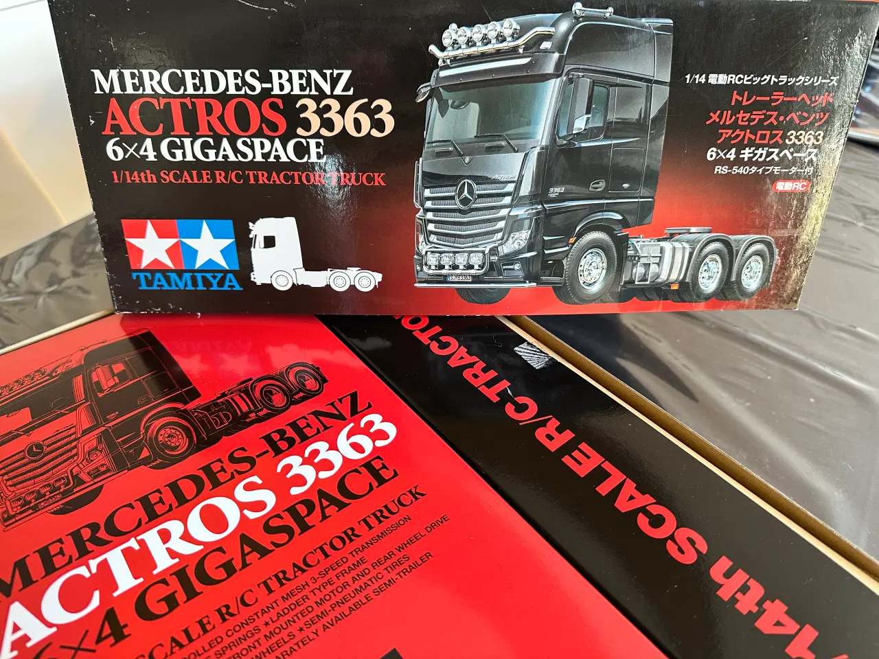 Billede 5 - Tamiya Mercedes Actros (HELT NY) + tilbehør 