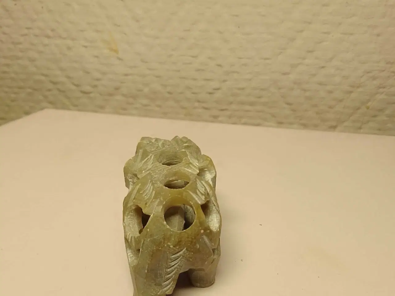 Billede 11 - Miniature elefant til fx sættekasse. I sten