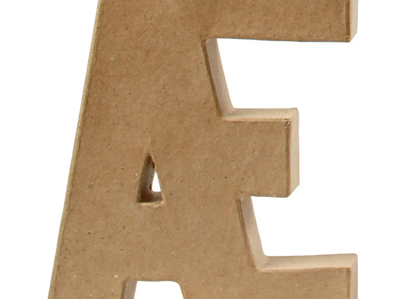 Billede 1 - Håndlavet Papmaché Bogstav - Æ, 20,5 cm