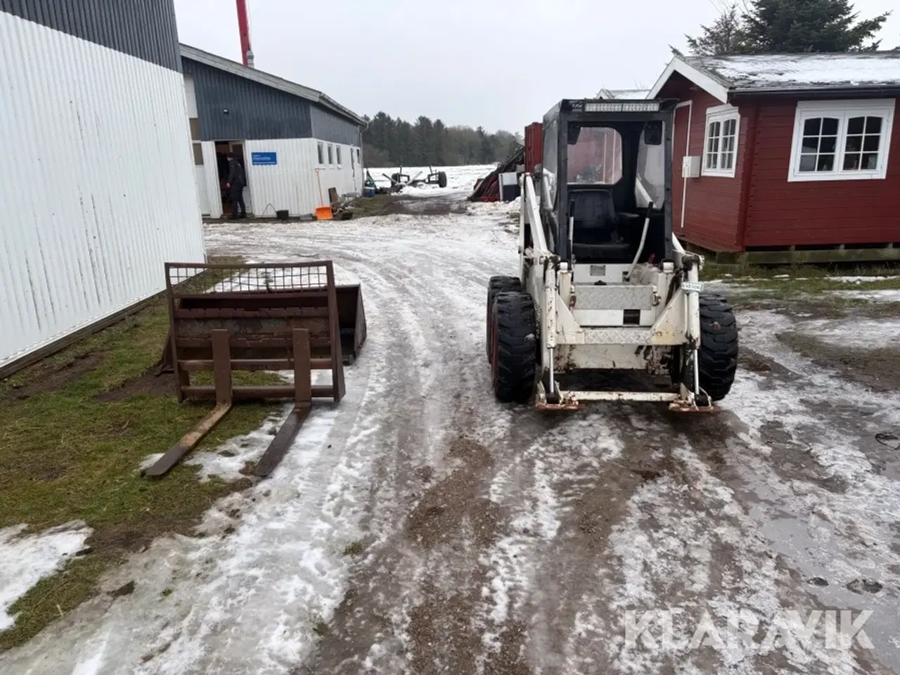 Billede 8 - Minilæsser Bobcat 721 med tilbehør
