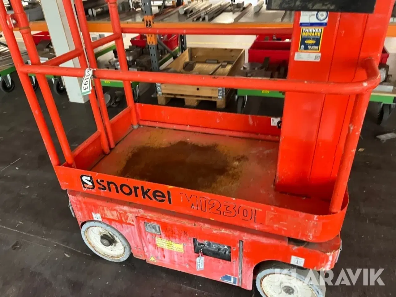Billede 9 - Søjlelift Snorkel M1230E