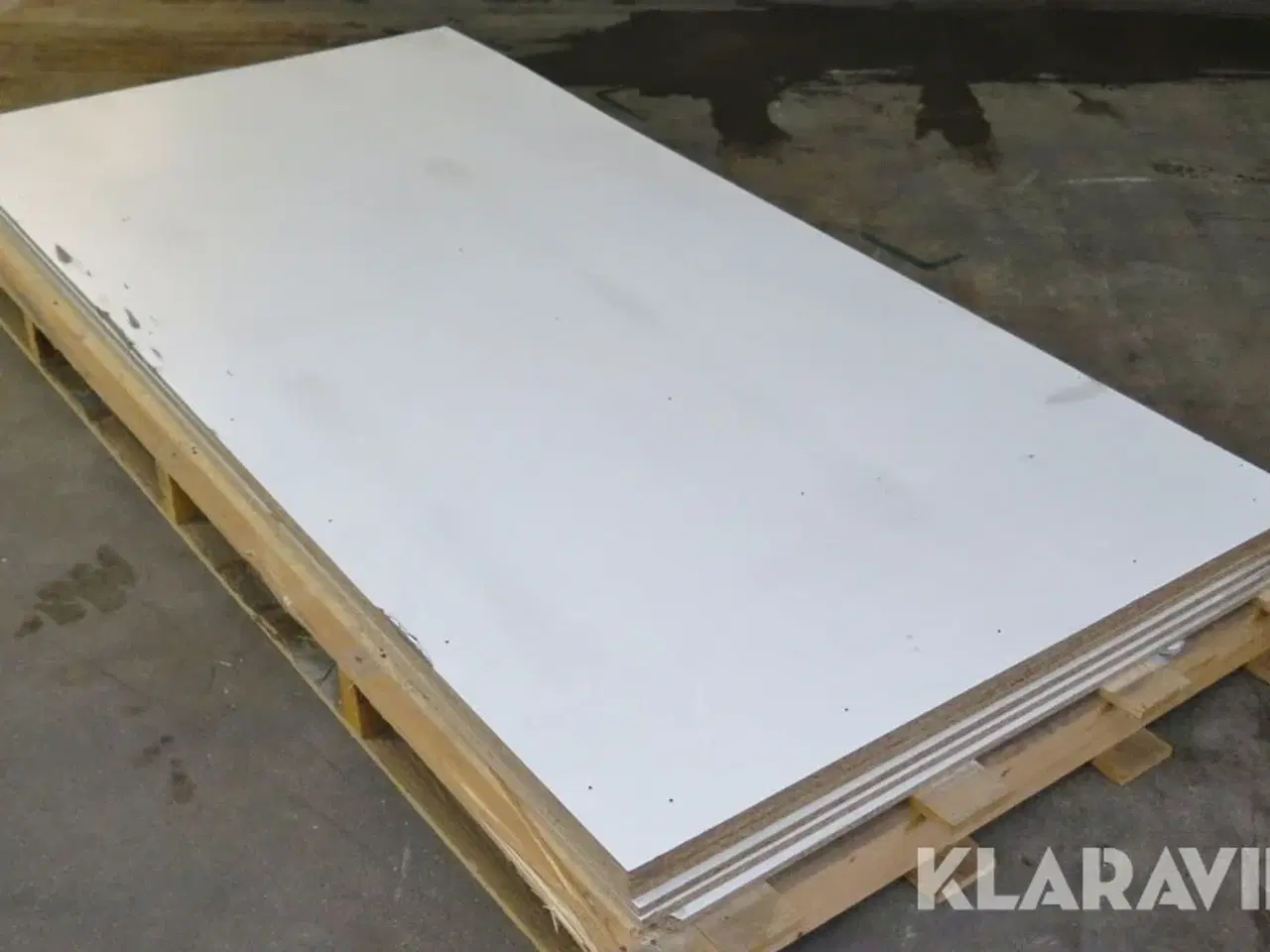 Billede 1 - Spånplader lysegrå lamineret 6 styk