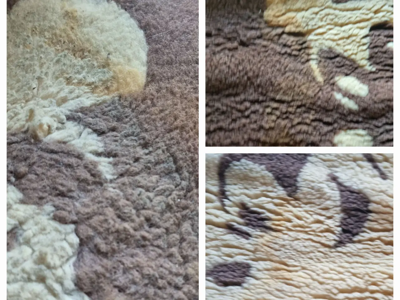 Billede 4 - Tykt uld tæppe med Mickey Mouse motiv 