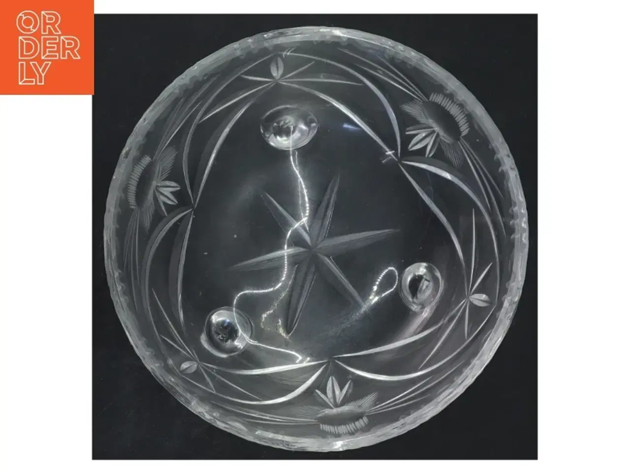 Billede 3 - Krystalskål på fødder (str. Ø 16x8 cm)