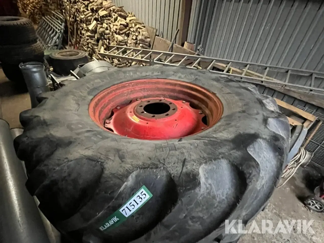 Billede 2 - Dæk med fælge Michelin 650/75 R38 2 styk