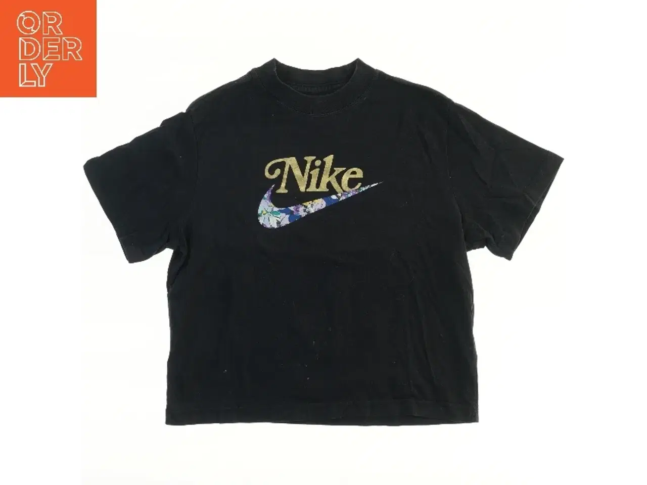 Billede 1 - Sort T-shirt med logo fra Nike (str. 140)