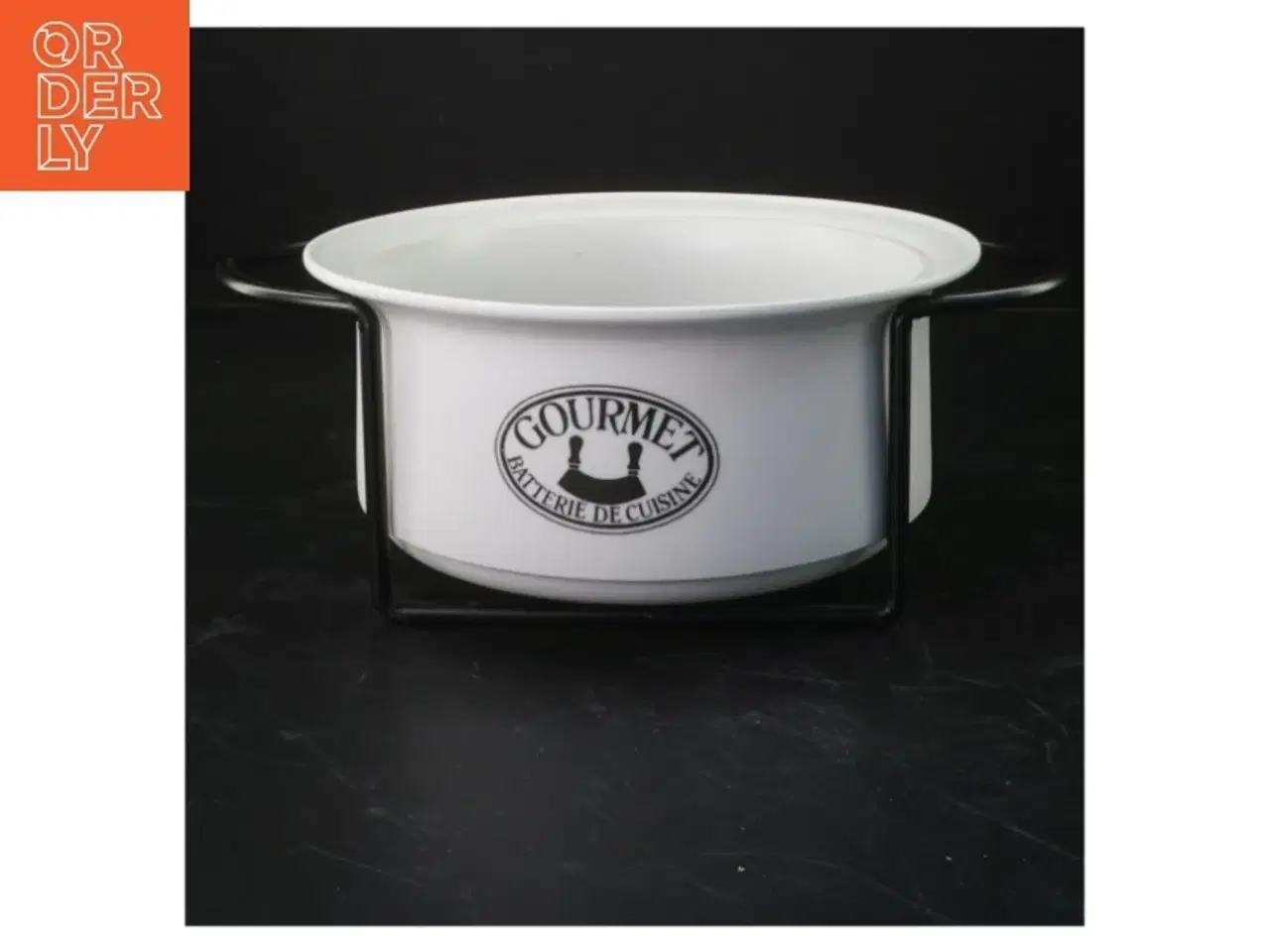 Billede 1 - Gourmet Batteri De Cuisine Gryde med holder fra Gourmet (str. Ø. 21,5 cm)