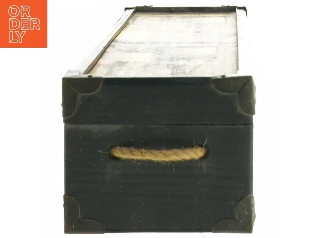 Billede 3 - Dekorativ vintrækasse (str. 34,5x10,5 cm)