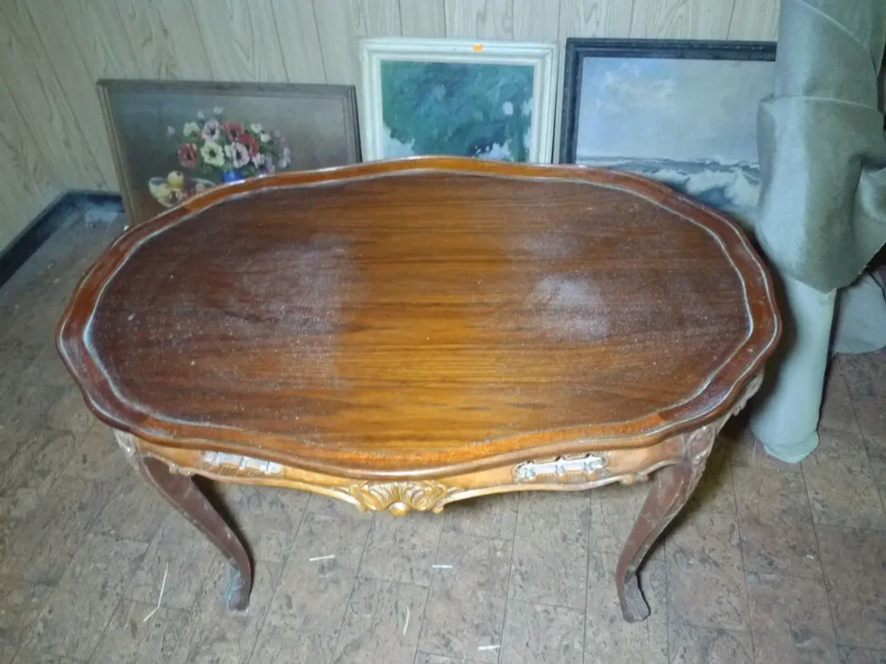 Billede 5 - 12 stk. møbler, sofa med ny stofrulle til ombetrækning