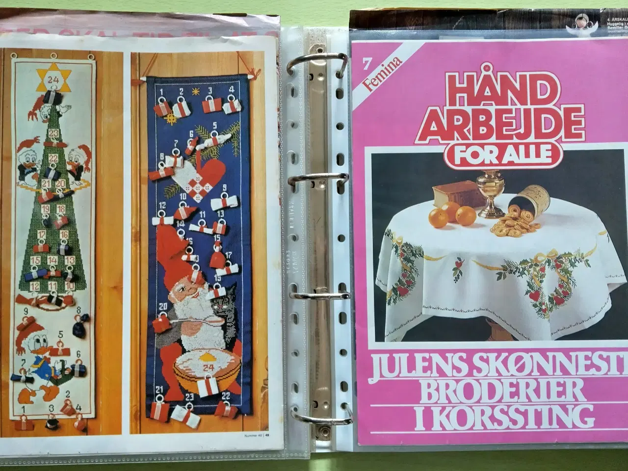 Billede 6 - 657 stk. Broderigarn - 3 broderier - hæklesæt