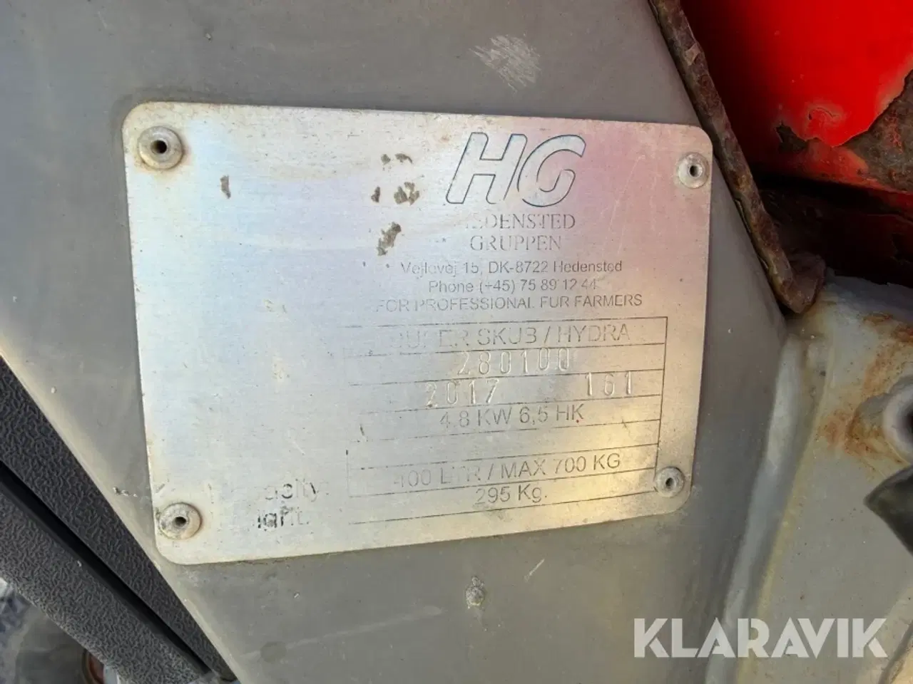 Billede 5 - Motorbøre HG Superskub 400 liter- 1 styk