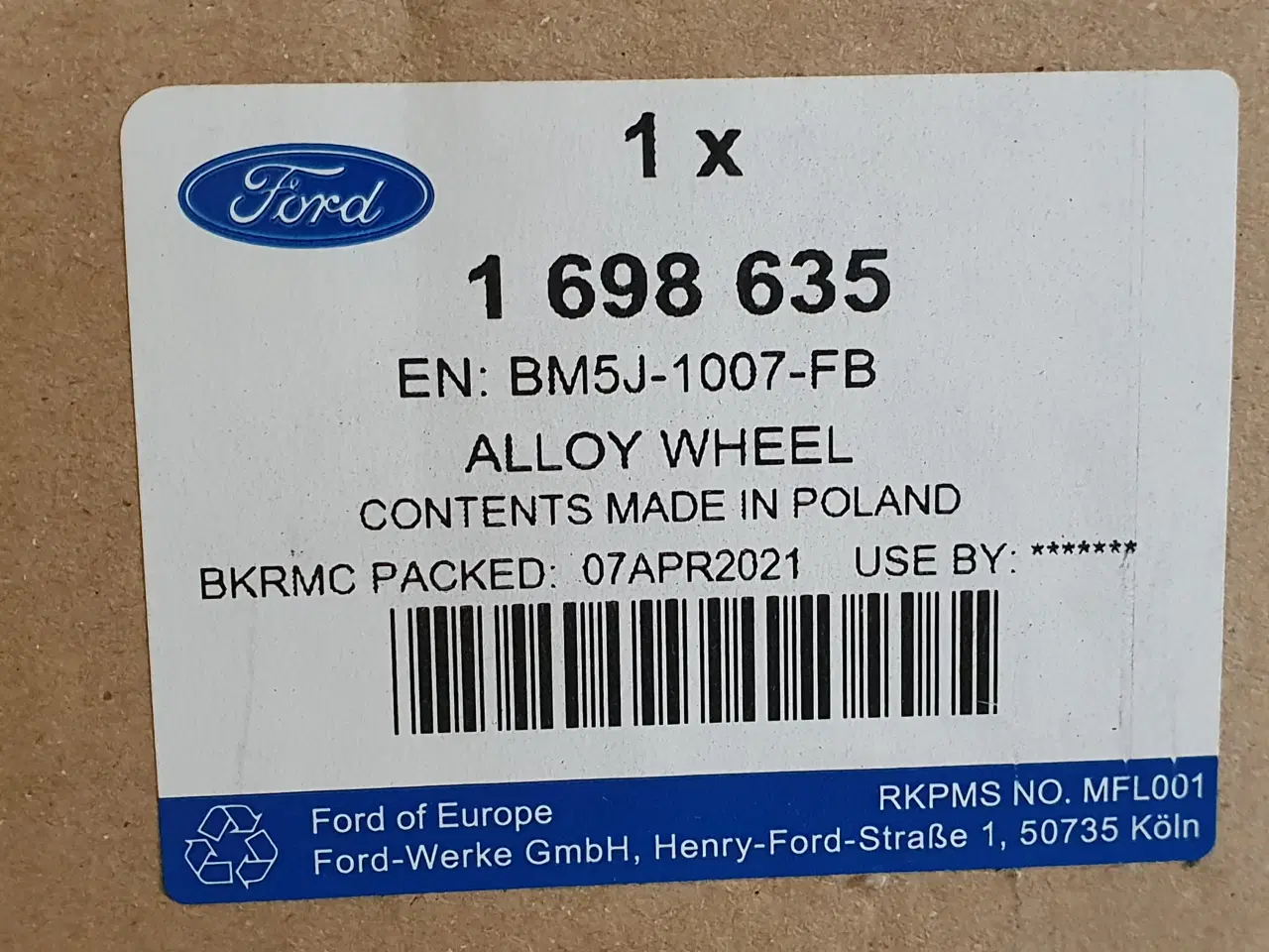 Billede 4 - Originale 8x18" Ford fælge