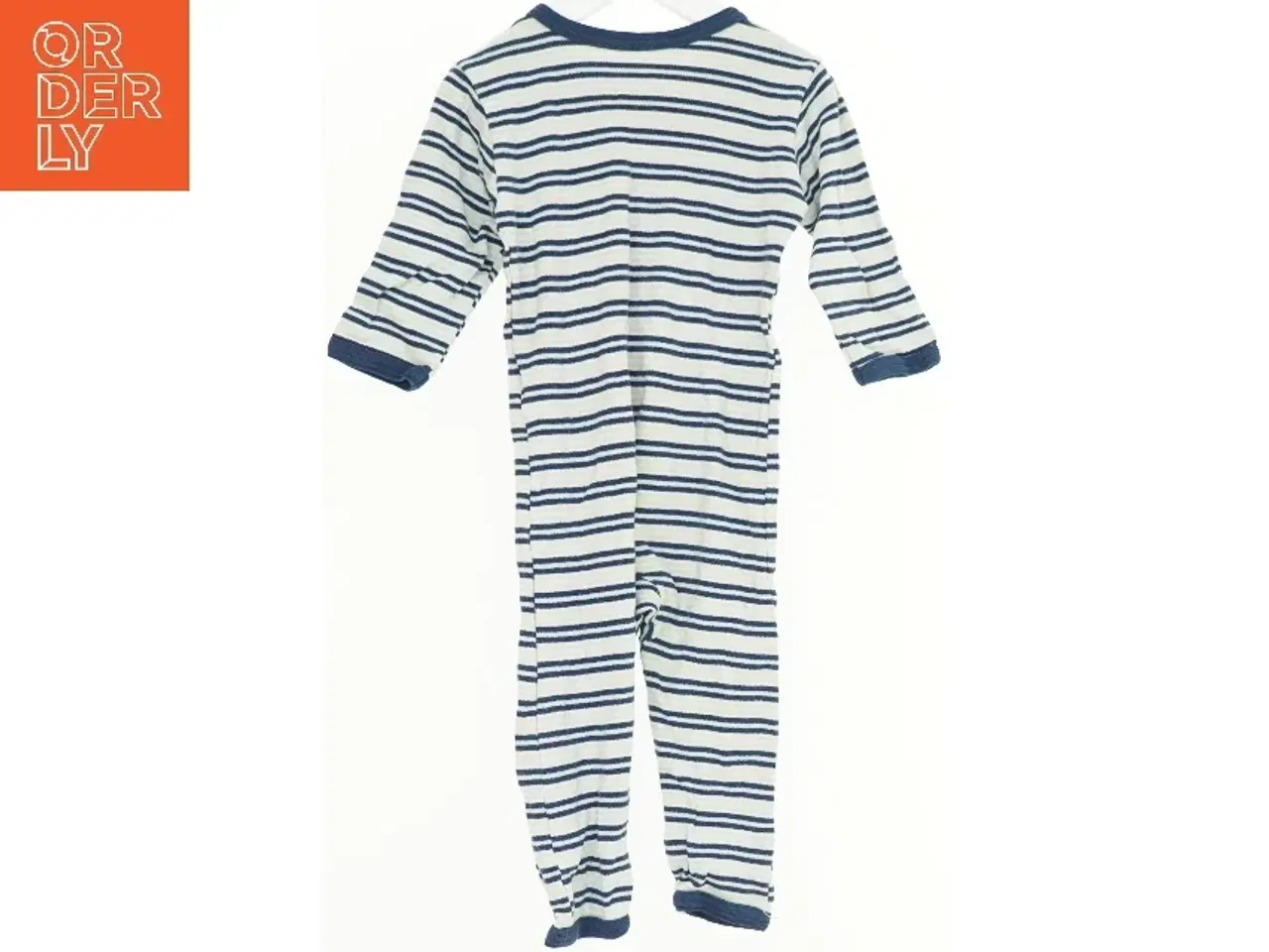 Billede 2 - Langærmet stribet heldragt fra Mads & Mette (str. 80)