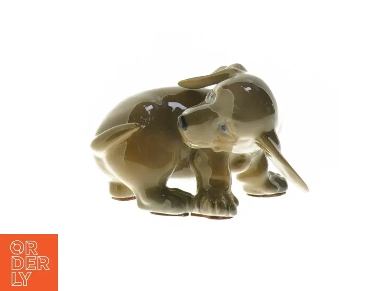 Billede 1 - Gravhund, Royal Copenhagen. RC 1407, (str. 10 x 8 cm)