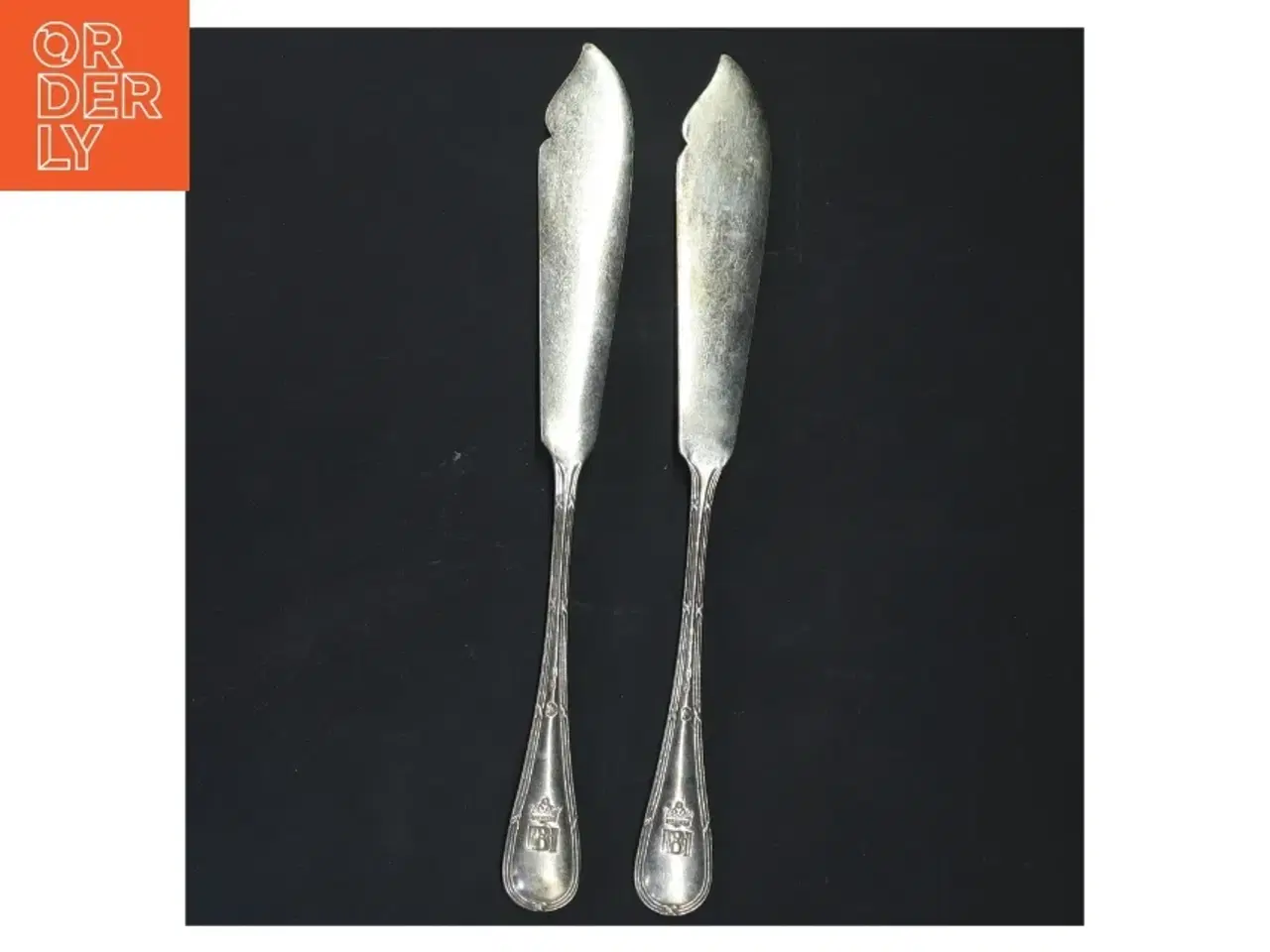 Billede 3 - Fiskeknive sølvtøj  (str. 22x2,5 cm)