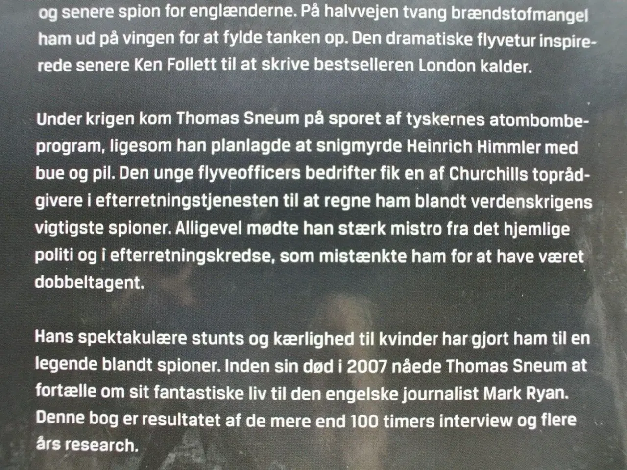Billede 3 - bag fjendens linier - thomas sneum , af mark ryan,