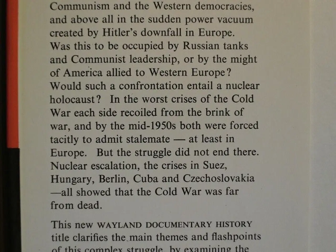Billede 3 - the cold war, by elisabeth barker, emne: historie 