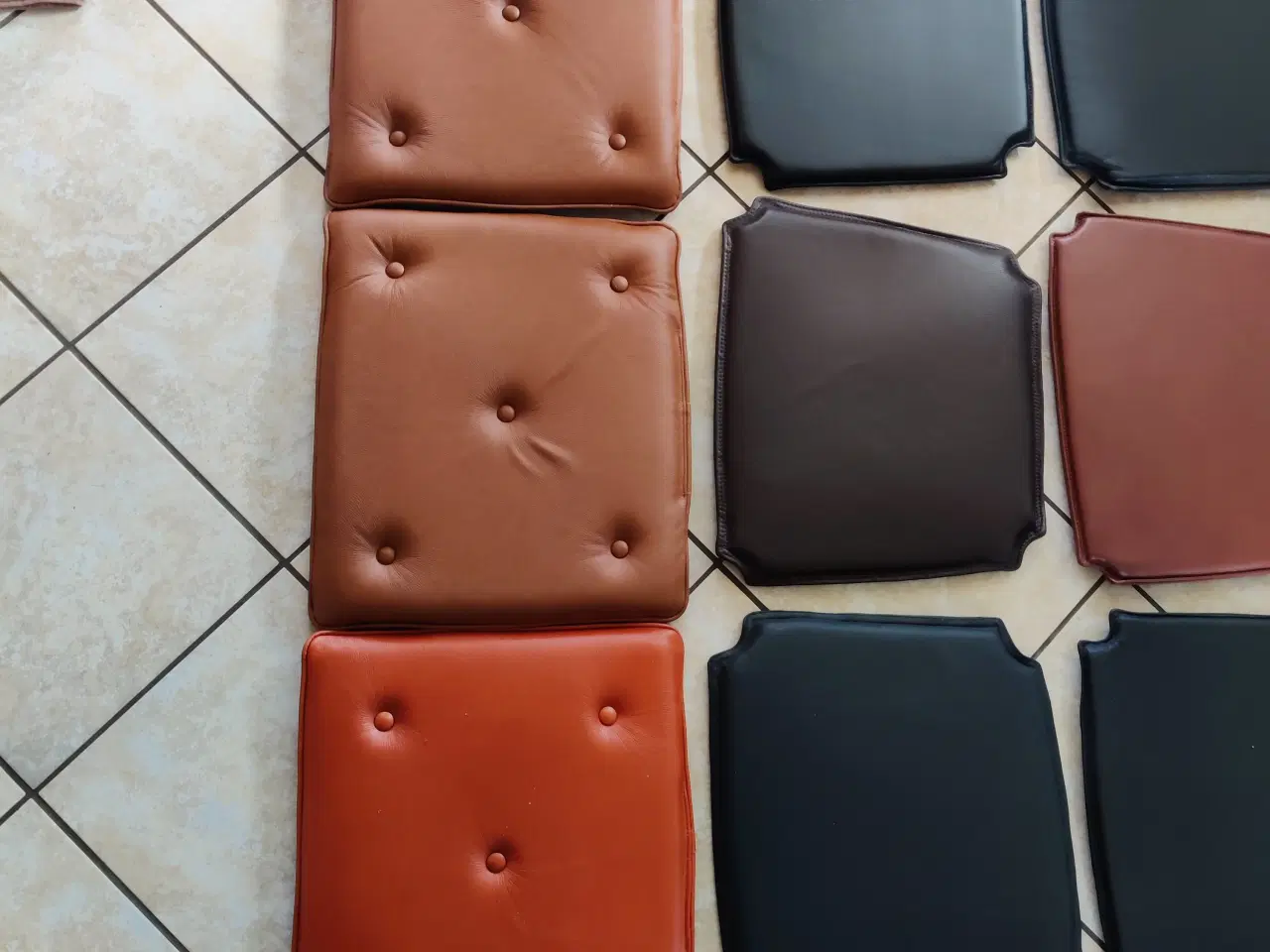 Billede 8 - Læder hynder div designer stole