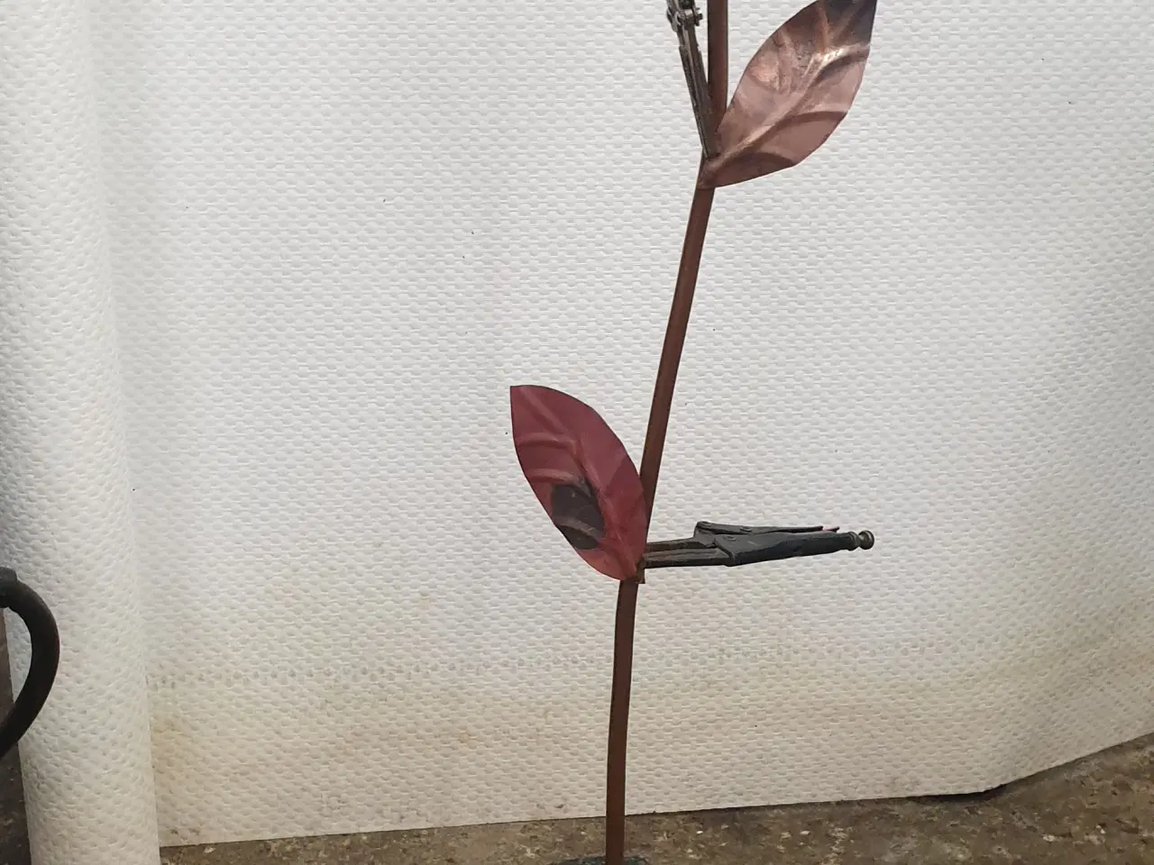 Billede 6 - Håndlavet kobber rose 