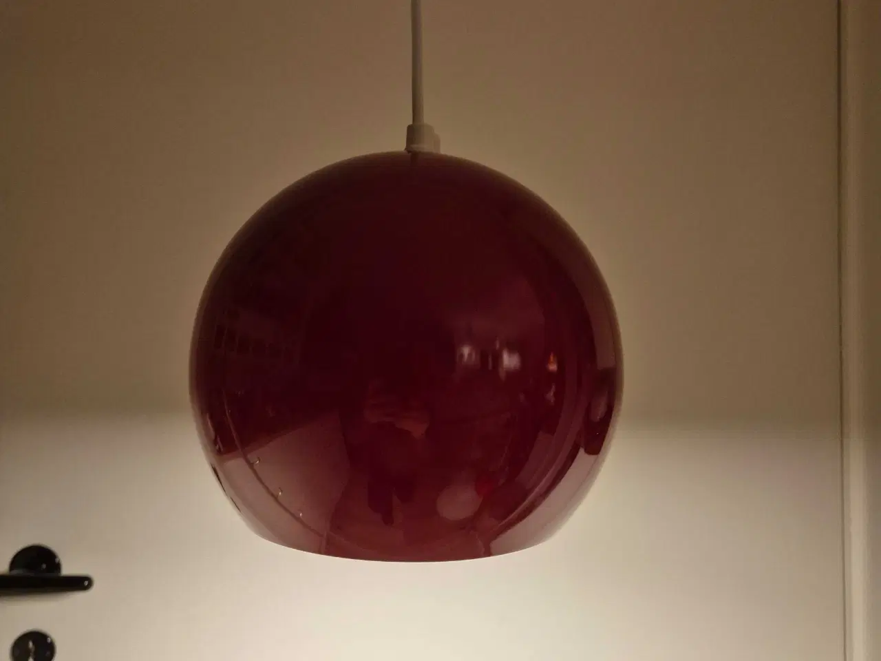 Billede 3 - Skønne vinrøde kuglependler