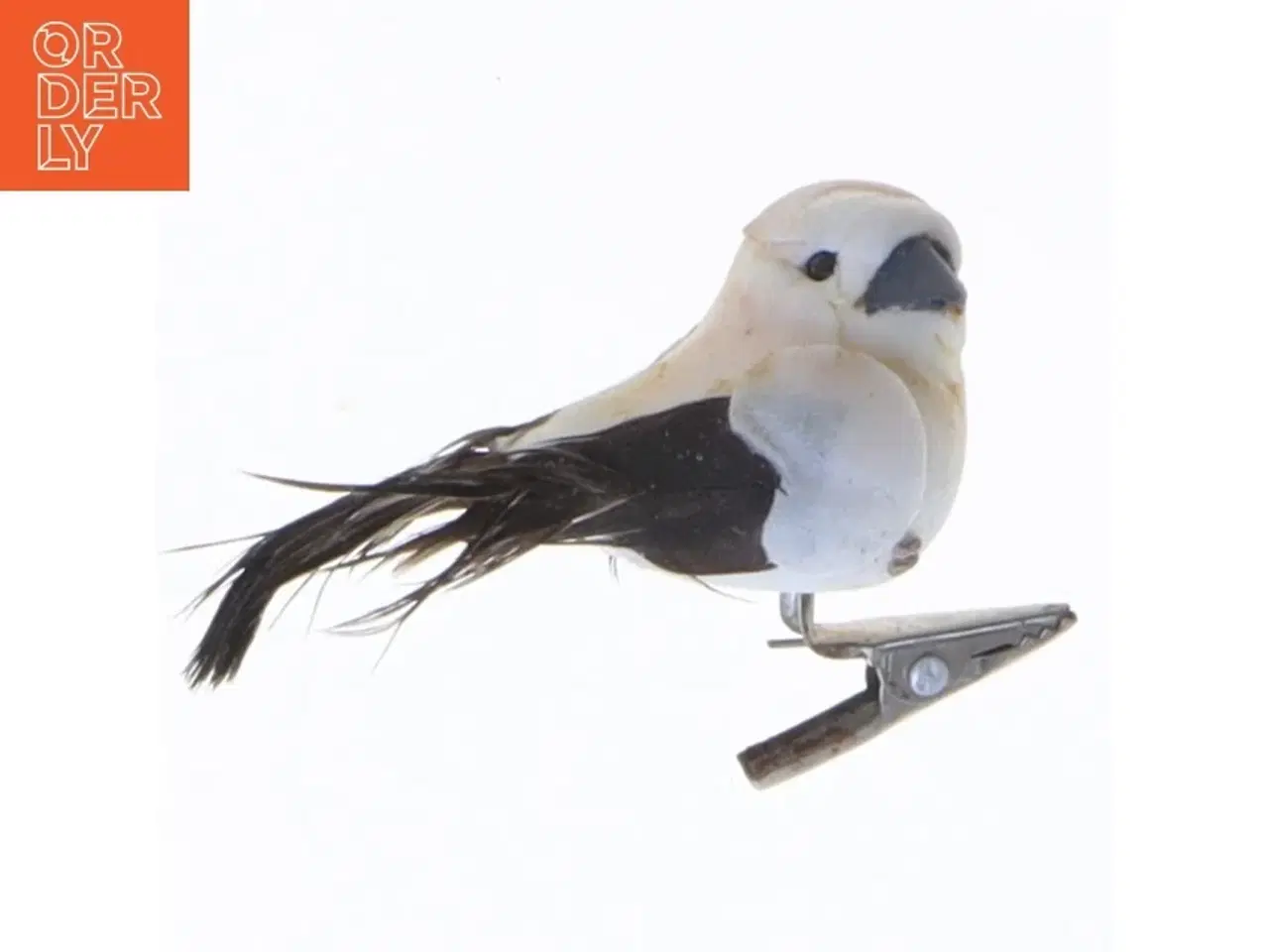 Billede 1 - Fugl dekorationsfigur med klips (str. 5,5 cm)