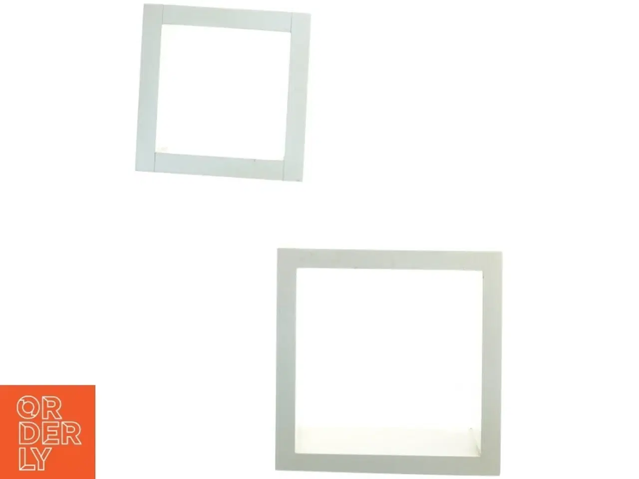 Billede 2 - Kvadratisk hvide trækasser (str. 20 x 9 cm 15 x 9 cm)