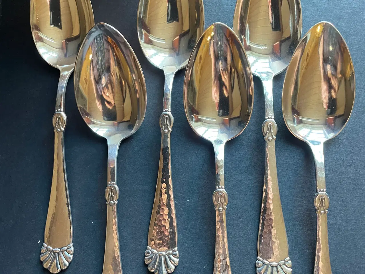 Billede 1 - Spiseskeer i totårnet sølv SCFmønster