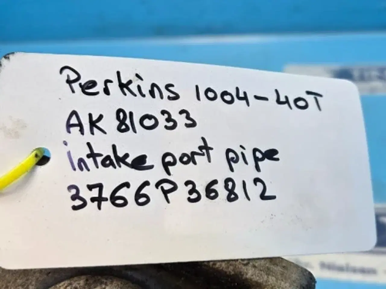 Billede 2 - Perkins 1004-40T Indsugningsrør 3766P36812