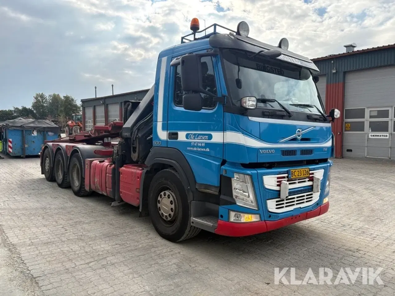 Billede 3 - Kranbil Volvo FM500 med wirehejs