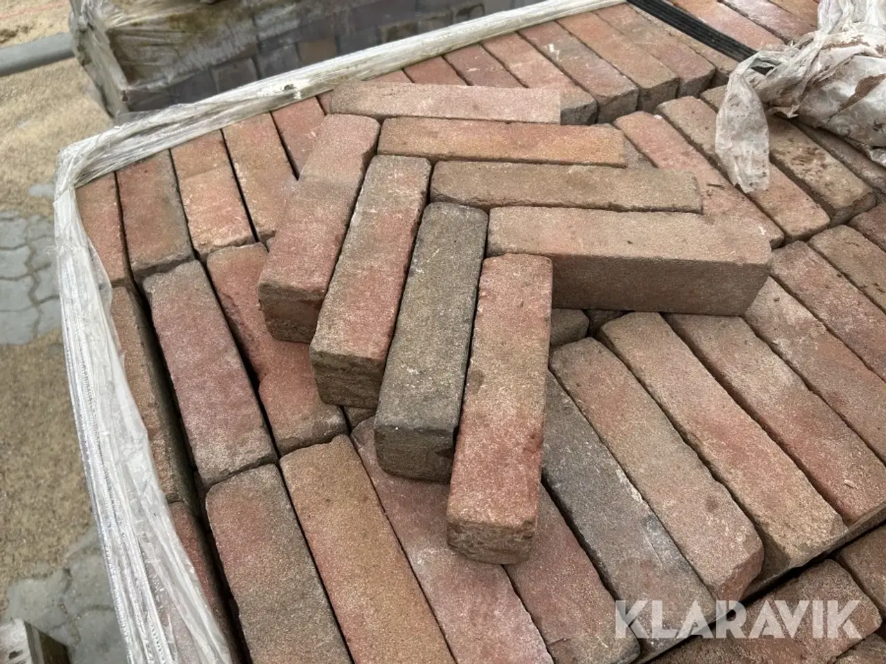 Billede 7 - Havefliser Ca 2000 styk, rød