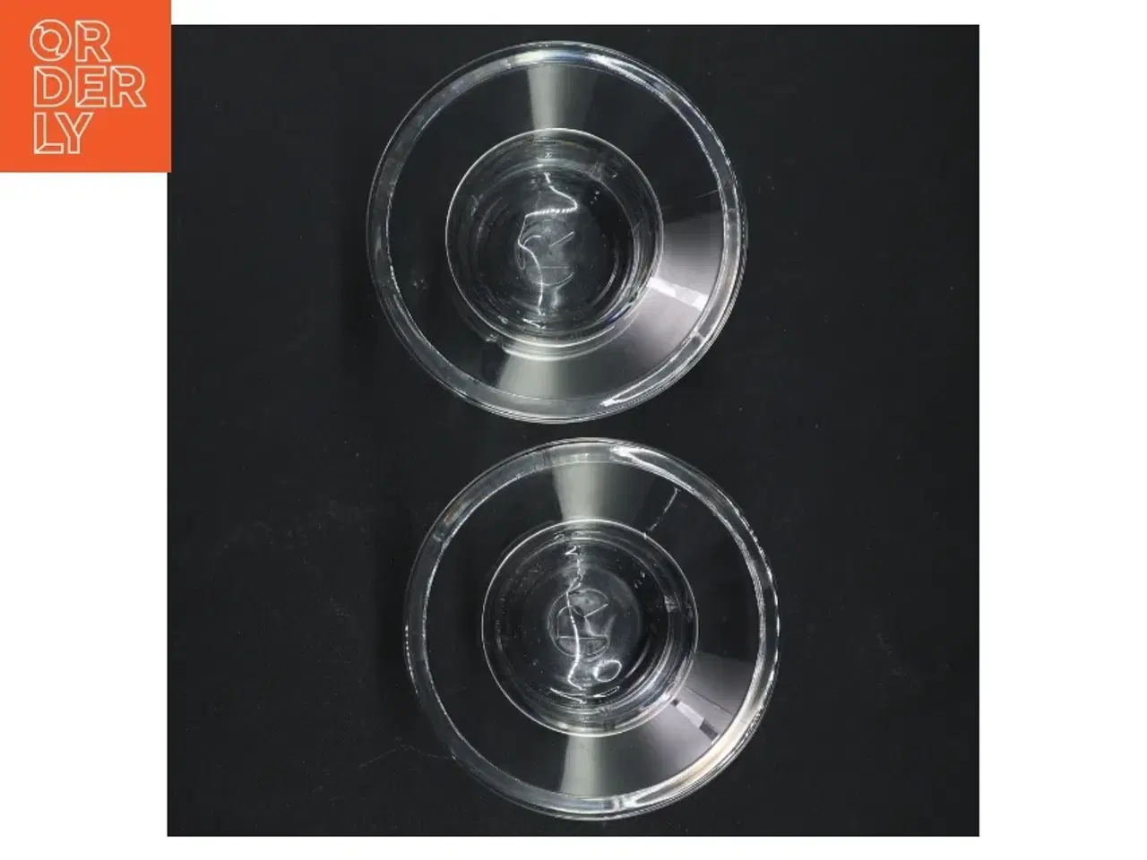 Billede 3 - Gennemsigtige glaslysestager fra Rosendahl (str. Ø 10,5 cm 7 cm)
