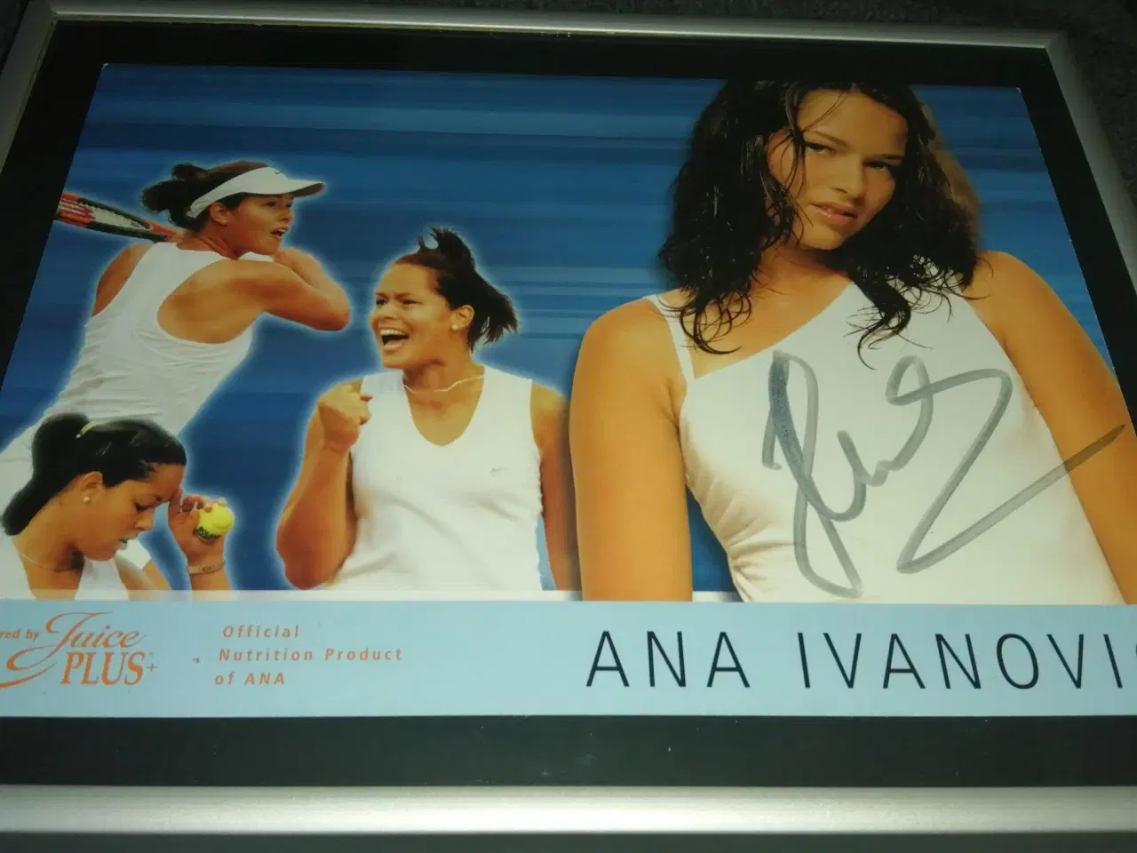 Billede 2 - AUTOGRAF, ANA IVANOVIC , TENNIS I RAMME