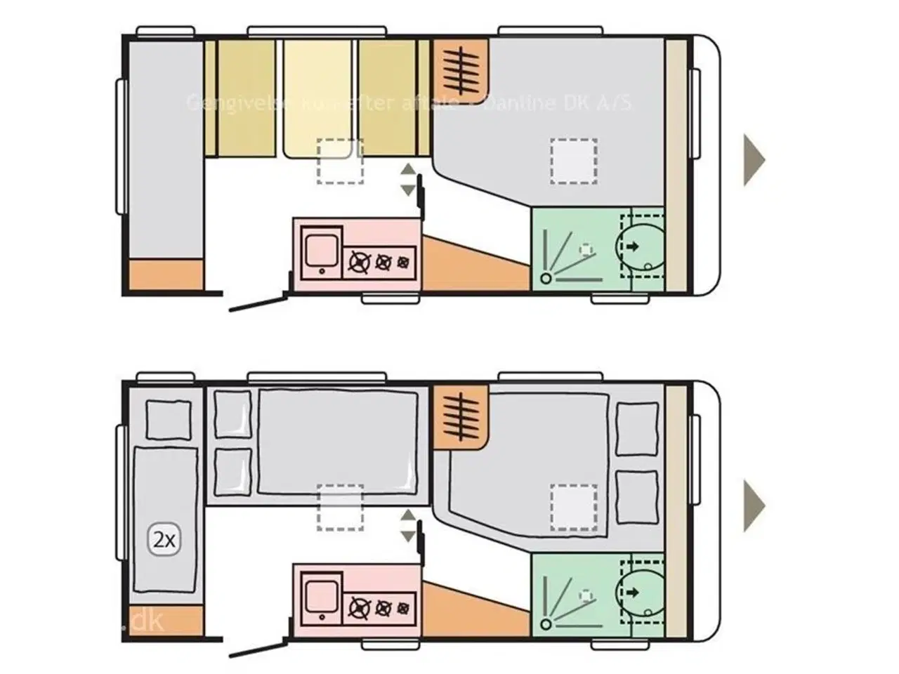 Billede 7 - 2019 - Adria Altea 472 PK Adria Altea 472 PK (2019) – Let familievogn med køjer og Ventura fortelt