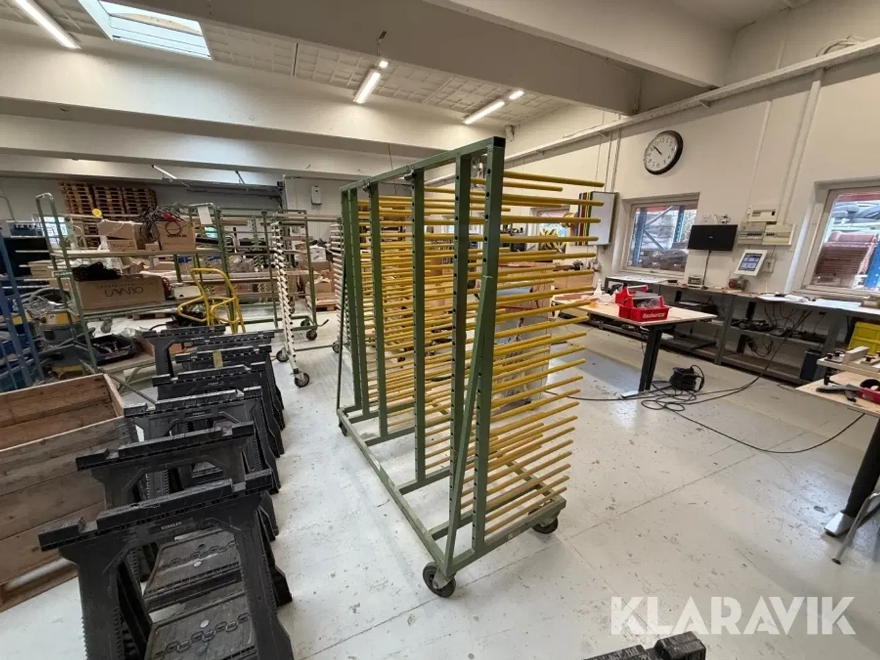 Billede 11 - Pladetørringsvogn / tørrestativ 2 styk.