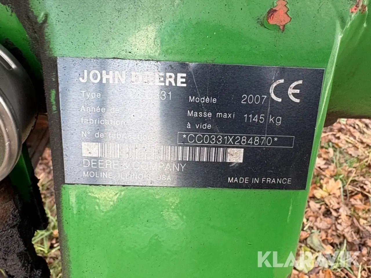 Billede 6 - Skårlægger John Deere 331