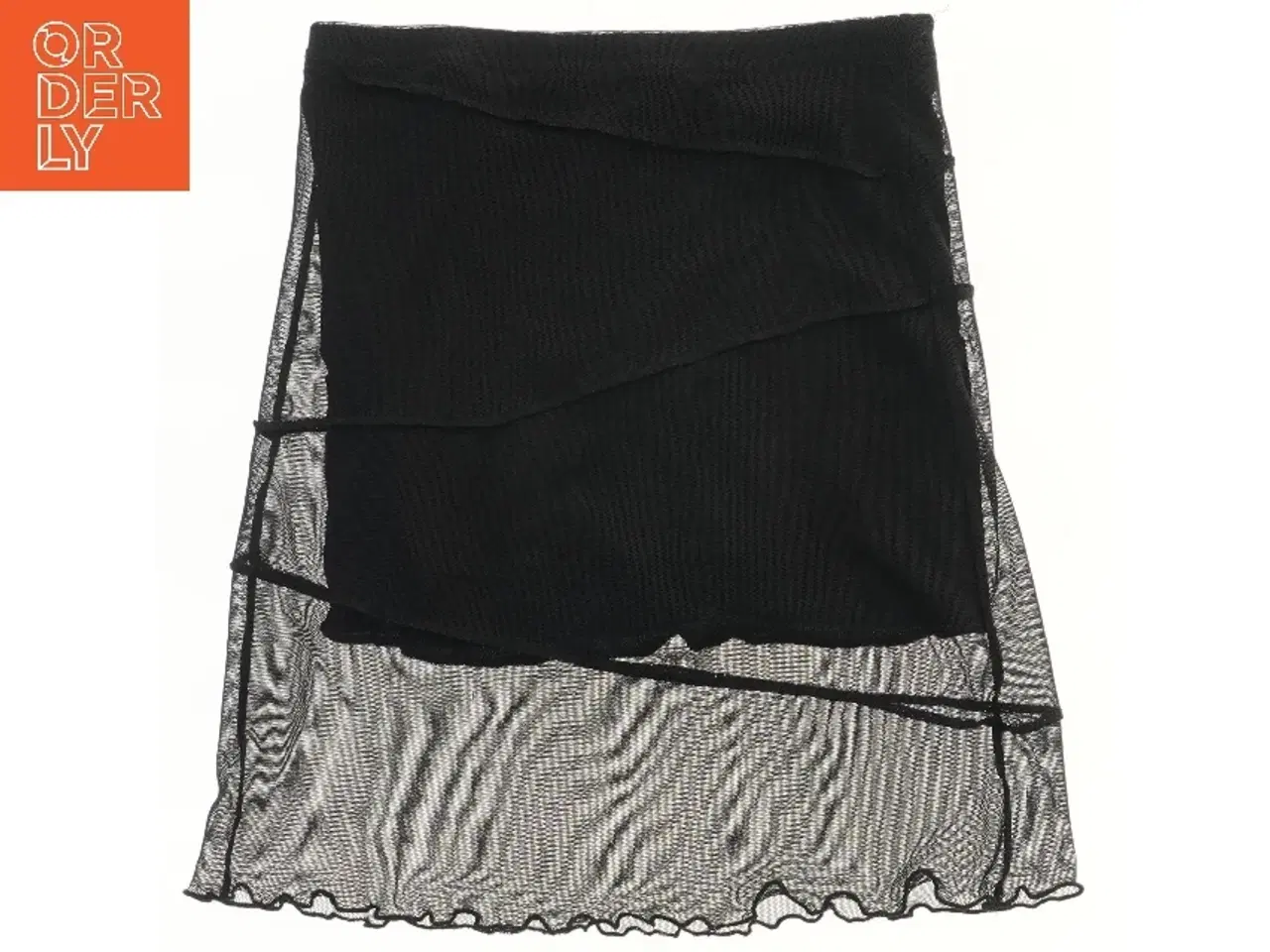 Billede 1 - Sort Nederdel med Mesh Lag fra Creme Fraiche (str. 128)