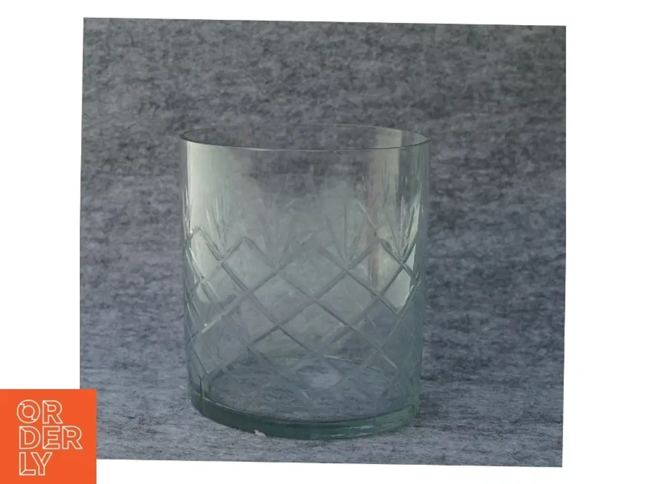 Billede 1 - Lysestage // glas (str. 12 x 10 cm)