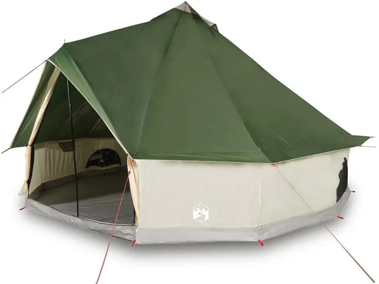 Billede 4 - 8-personers campingtelt vandafvisende grøn